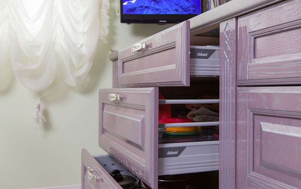 Кухня Виконт лиловый