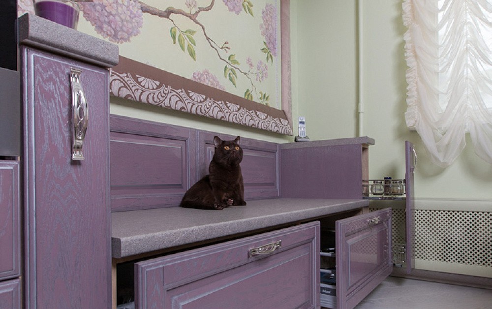 Кухня Виконт лиловый