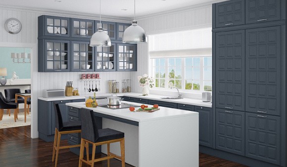 Серая кухня в Егорьевске