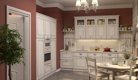 Светлая кухня в Сочи