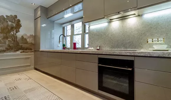 Серая кухня в Егорьевске