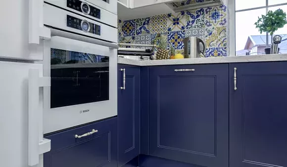 Синяя кухня в Твери