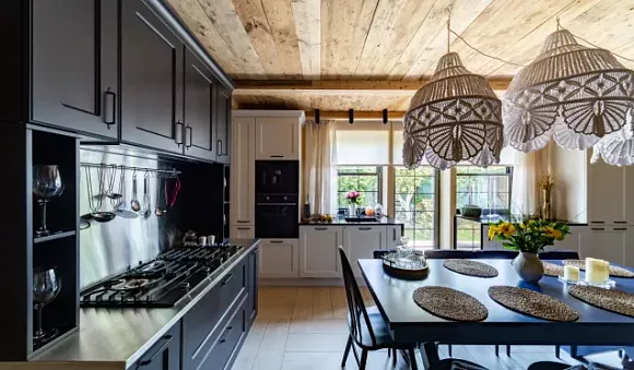 Синяя кухня в Твери