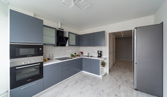 Серая кухня в Егорьевске