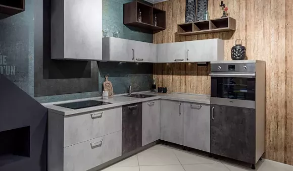 Серая кухня в Егорьевске