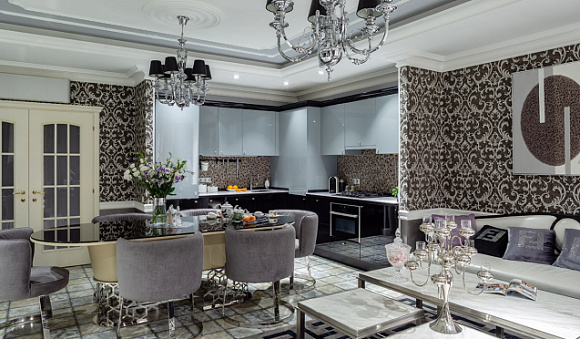 Светлая кухня в Сочи