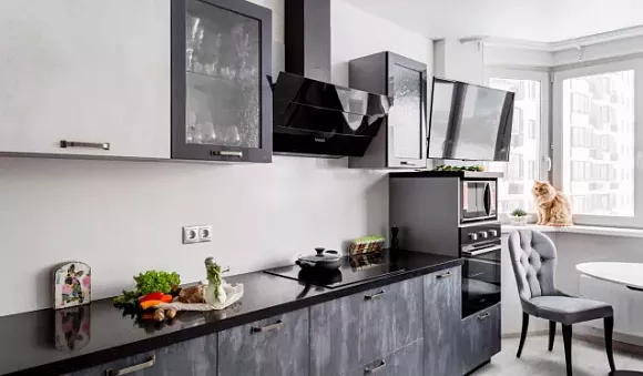 Серая кухня в Егорьевске