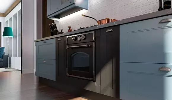 Синяя кухня в Твери