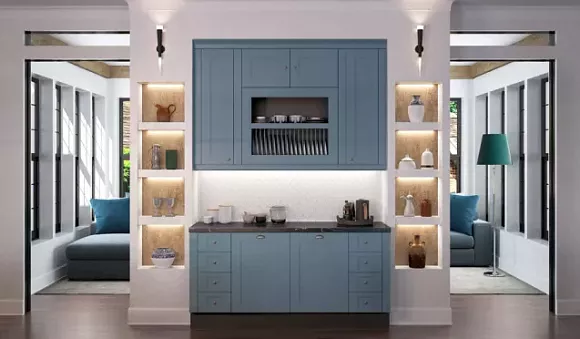 Синяя кухня в Твери