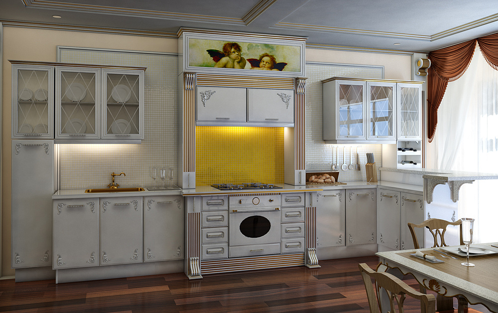 Кухня Айвори Glance